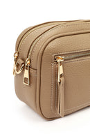 Women's Beige Patterned Crossbody Bag | Derimod