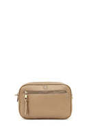Women's Beige Patterned Crossbody Bag | Derimod