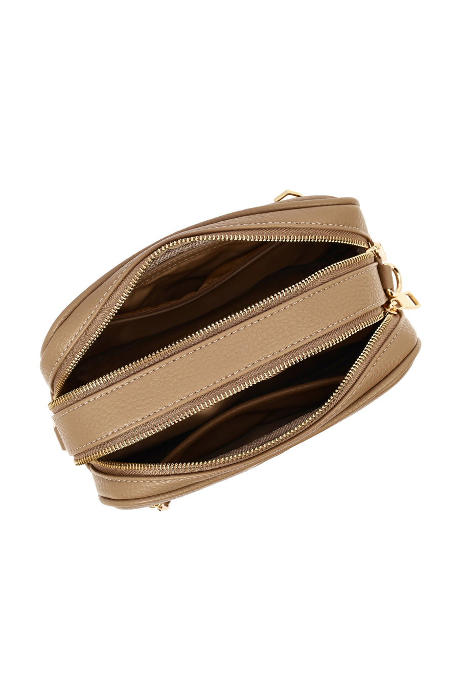 Women's Beige Patterned Crossbody Bag