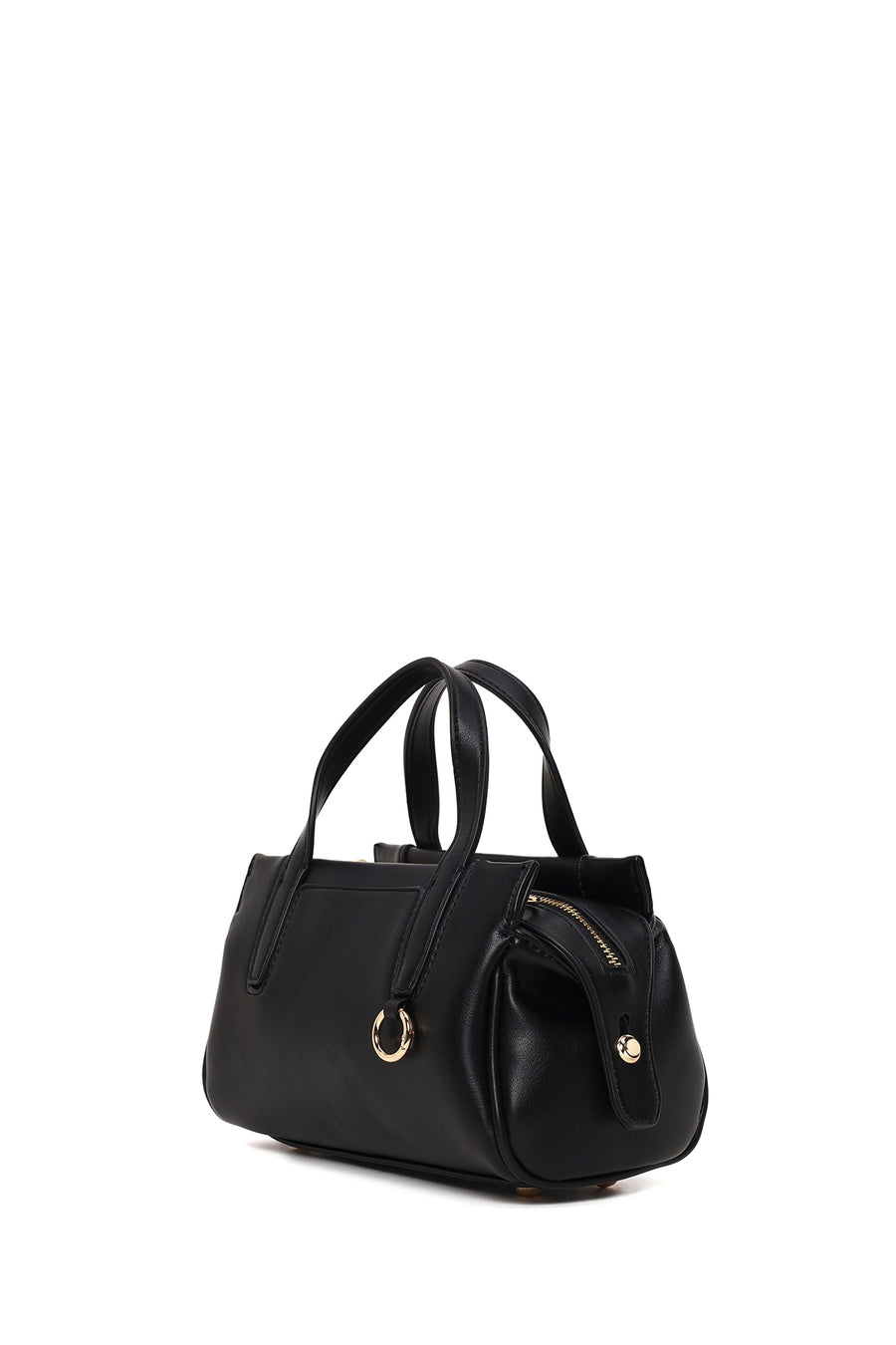 Woman Black Long-Strap Classic Shoulder Bag