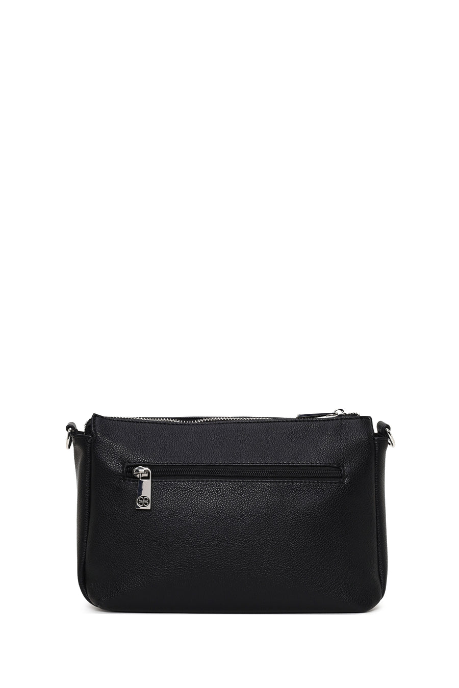 Woman Black Long Strap Crossbody Bag