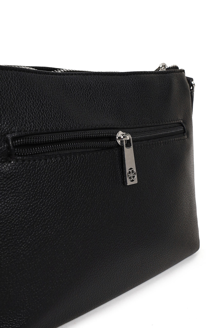 Woman Black Long Strap Crossbody Bag