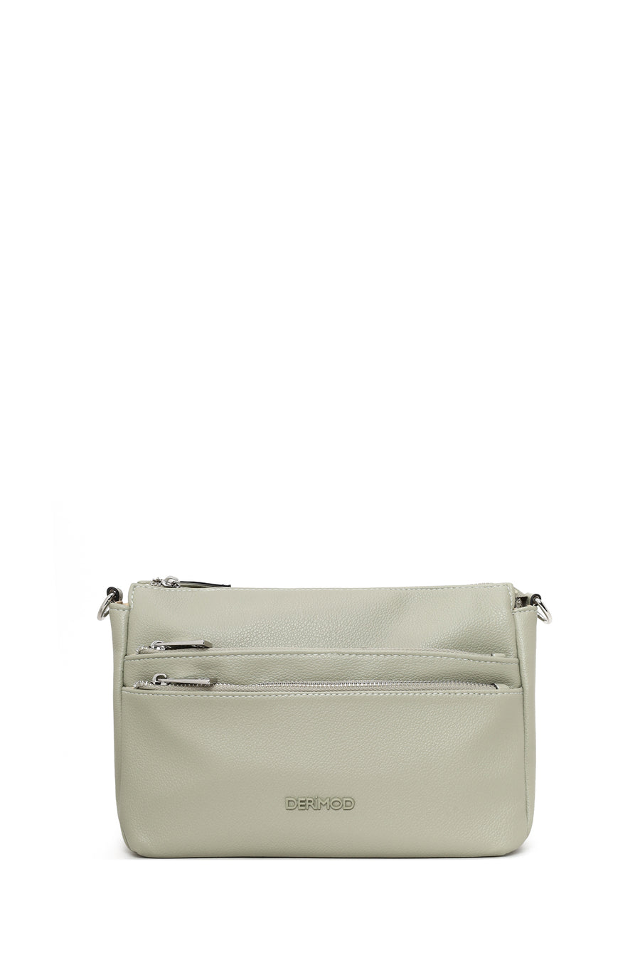 Woman Green Long Strap Crossbody Bag