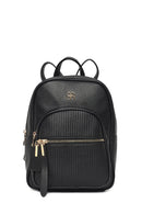 Women's Black Classic Backpack | Derimod