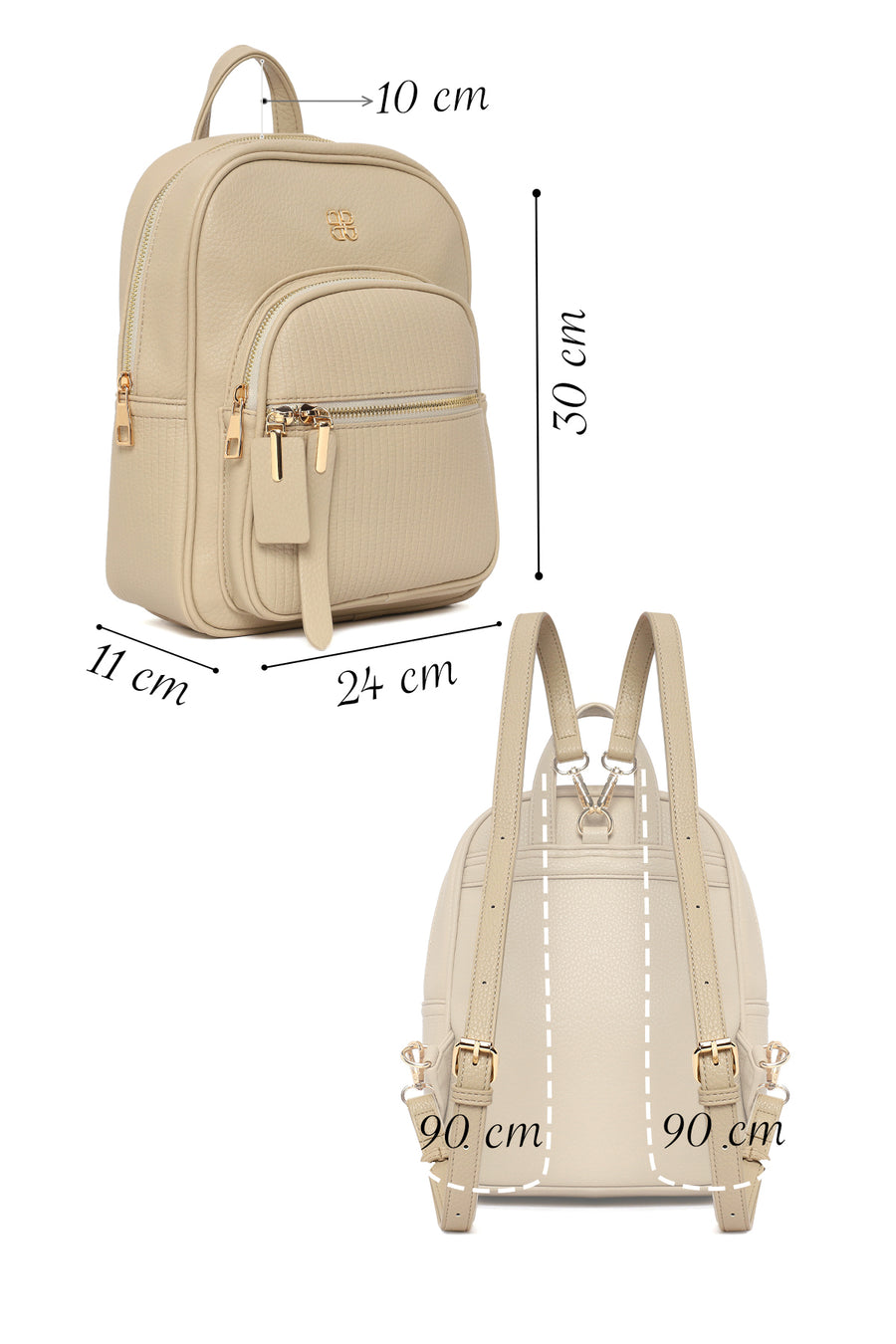 Women's Cream Classic Backpack