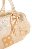 Woman Beige Long-Strap Jelly Transparent Shoulder Bag | Derimod