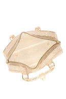 Woman Beige Long-Strap Jelly Transparent Shoulder Bag | Derimod