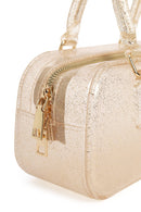 Woman Beige Long-Strap Jelly Transparent Shoulder Bag | Derimod
