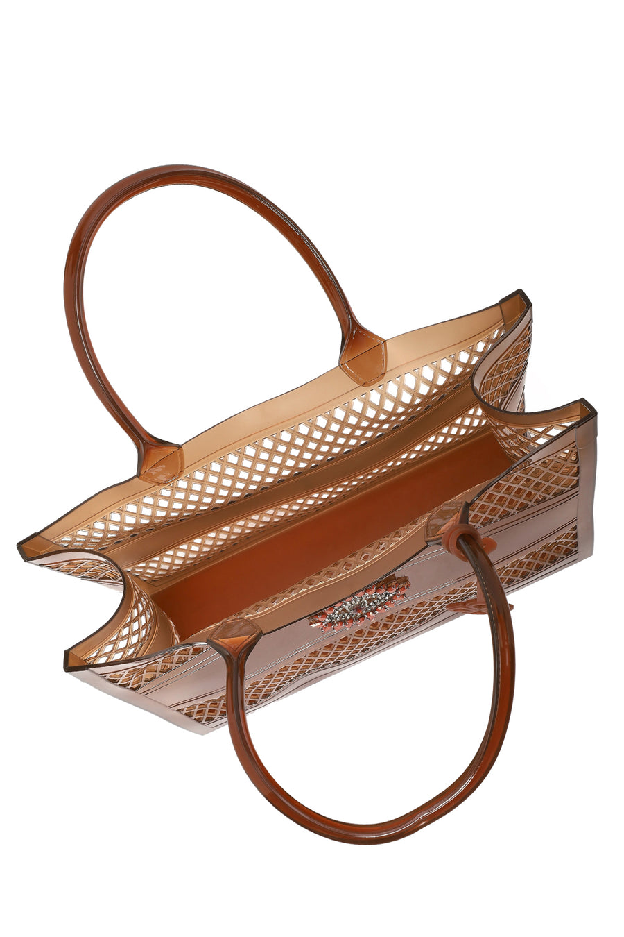 Women's Beige Jelly Handbag
