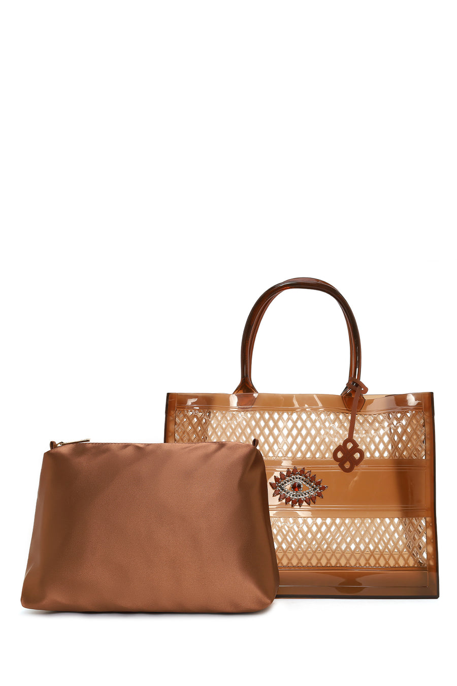 Women's Beige Jelly Handbag