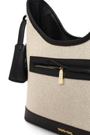 Woman Cream Charmed Shoulder Bag | Derimod