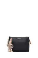 Woman Black Charm Crossbody Bag | Derimod