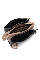 Woman Black Charm Crossbody Bag | Derimod