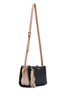 Woman Black Charm Crossbody Bag | Derimod