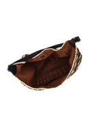 Woman Brown Straw Shoulder Bag | Derimod