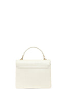 Woman Cream Long Strap Snake Patterned Mini Shoulder Bag | Derimod