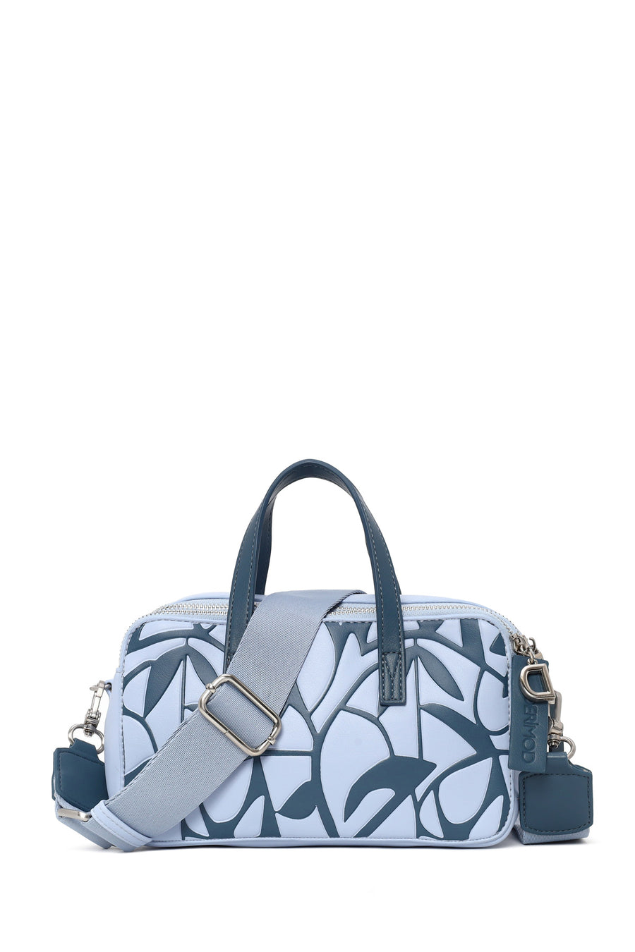Woman Blue Long Strap Printed Shoulder Bag 26SBD249826 | Derimod