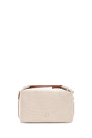 Women's Beige Long Strap Fabric Crossbody Bag | Derimod