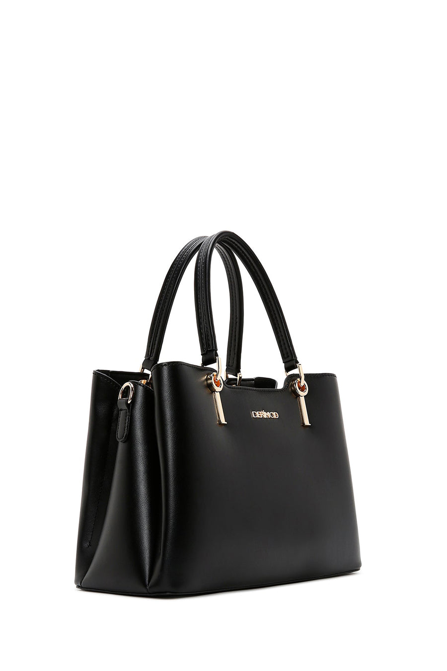 Women's Black Long Strap Classic Handbag