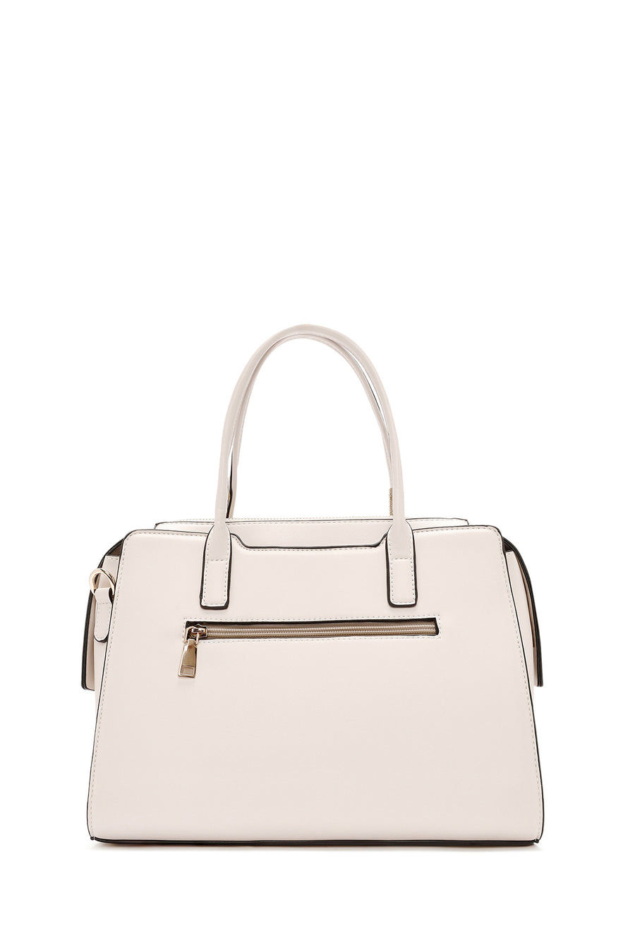 Women's Beige Long Strap Crocodile Pattern Handbag