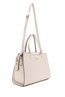 Women's Beige Long Strap Crocodile Pattern Handbag | Derimod