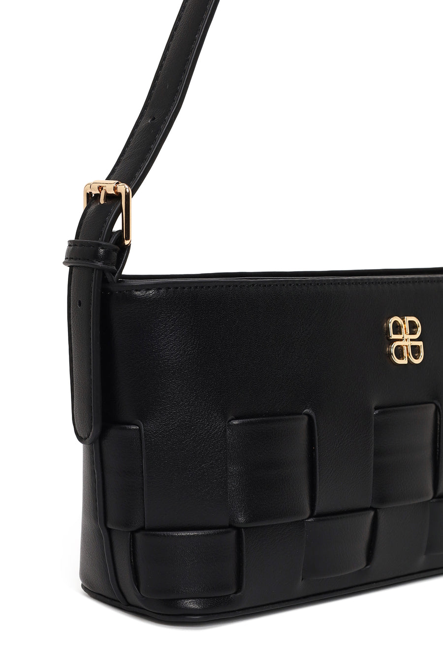 Kadın Siyah Örgü Omuz Çantası