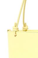 Woman Yellow Long-Strap Knit Mini Shoulder Bag | Derimod