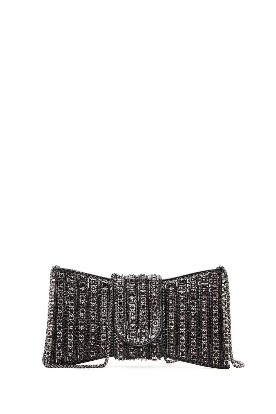 Women's Black Long Strap Embellished Mini Box Dress Bag 26SBD2952TS | Derimod