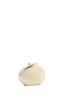 Women's Gold Chain Strap Mini Metallic Box Dress Bag | Derimod