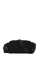 D-Pack Male Black Long-Strap Mini Fabric Handbag | Derimod