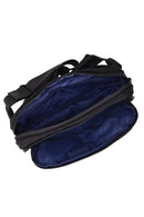 D-Pack Male Black Long-Strap Mini Fabric Handbag | Derimod