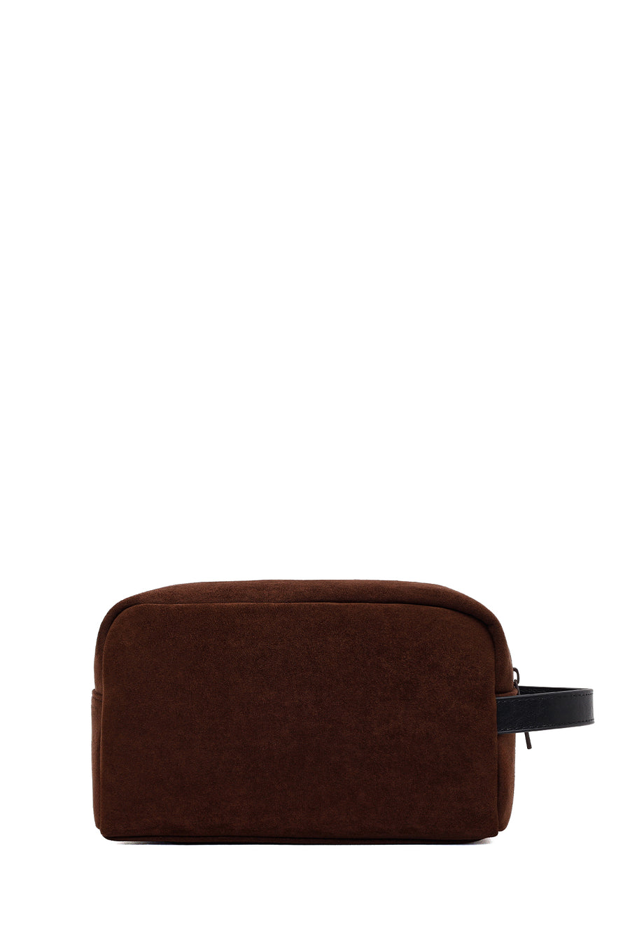 Male Brown Suede Mini Handbag