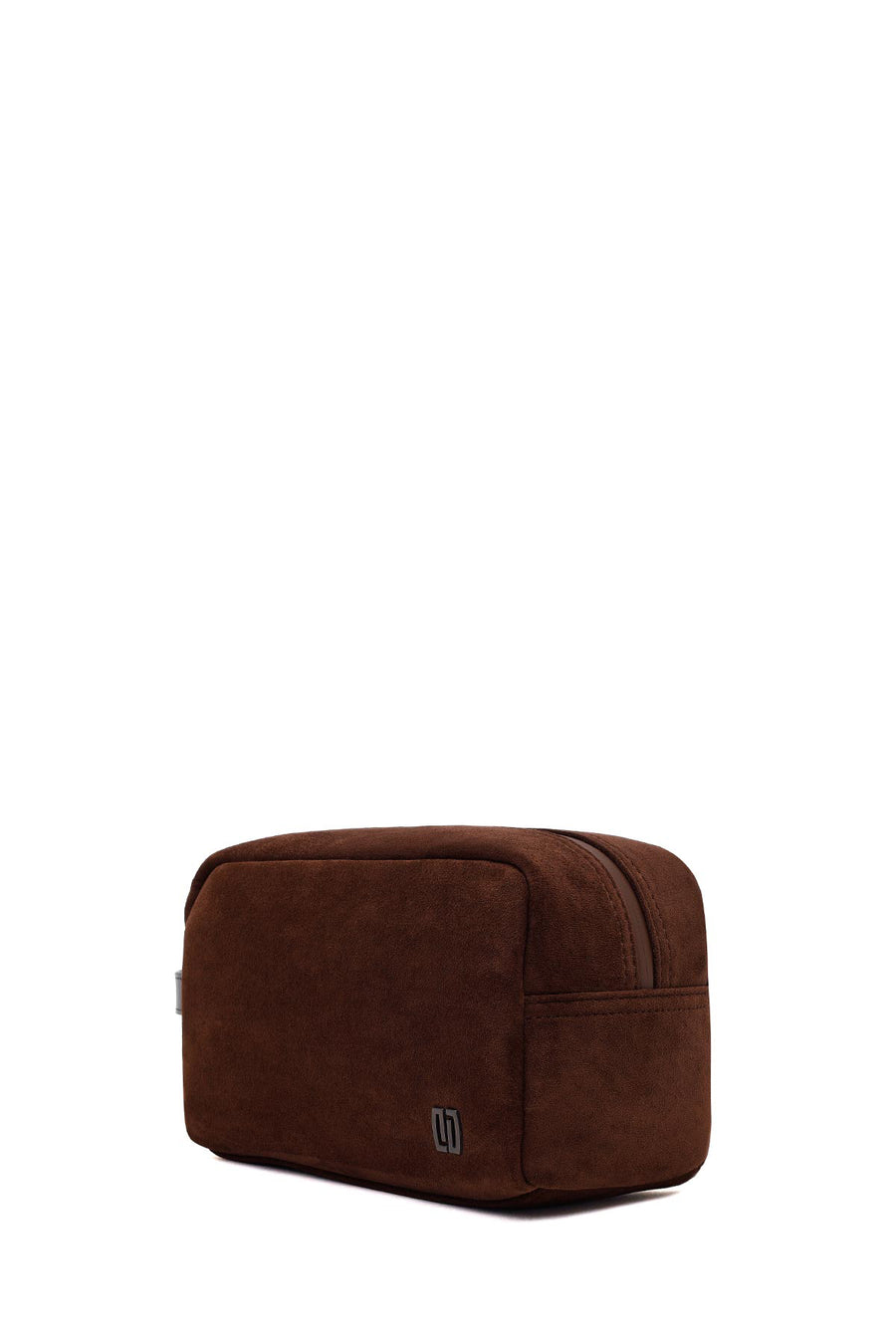 Male Brown Suede Mini Handbag