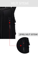 D-Pack Unisex Black Backpack | Derimod
