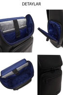 D-Pack Unisex Black Leather Backpack | Derimod