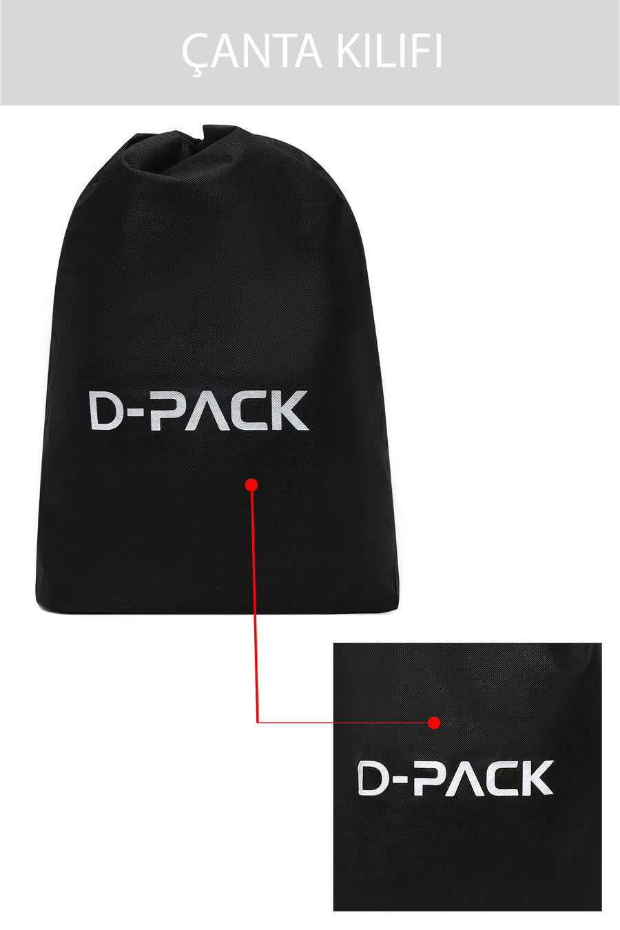 D-Pack Unisex Kahverengi Sırt Çantası