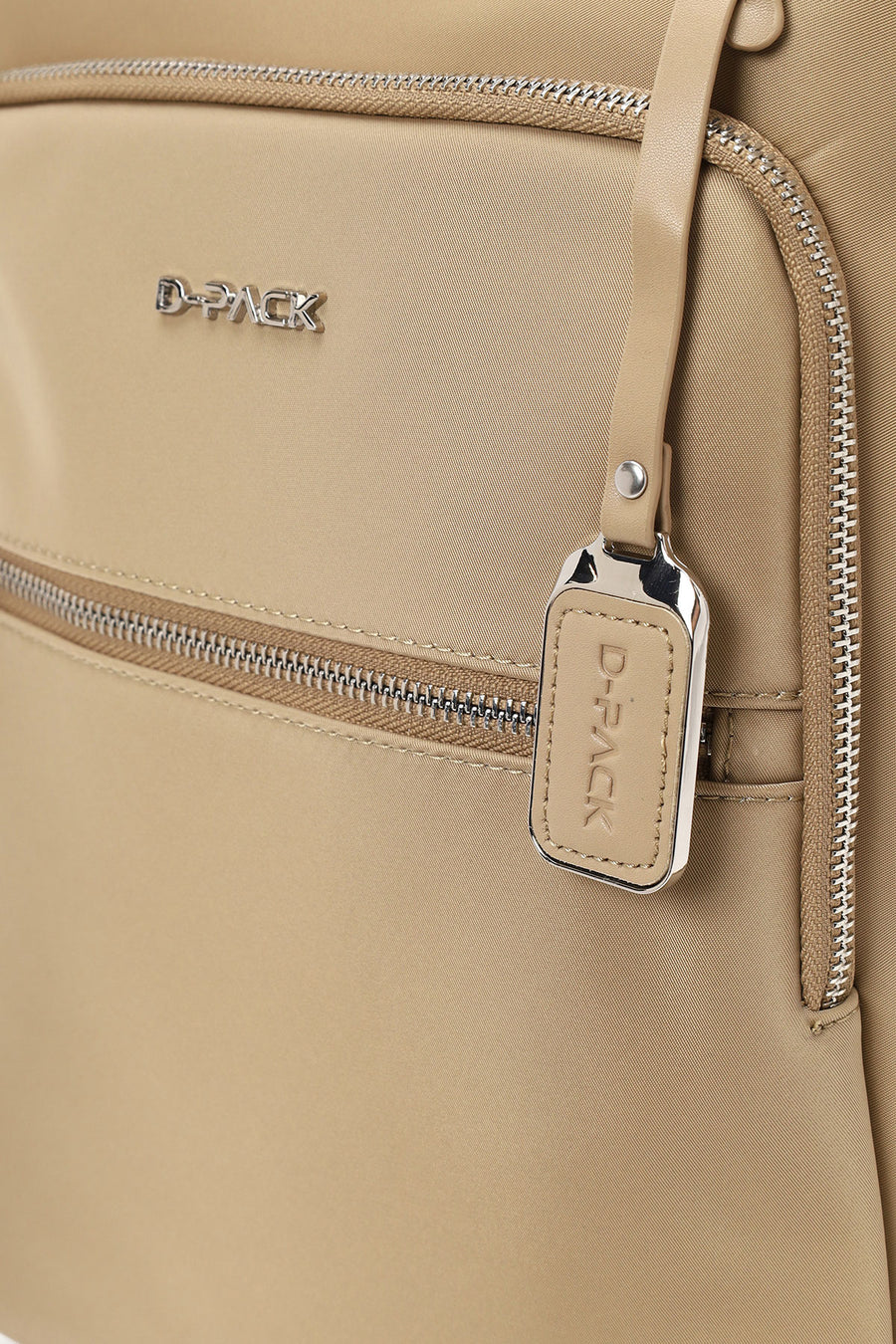 D-Pack Unisex Beige Backpack