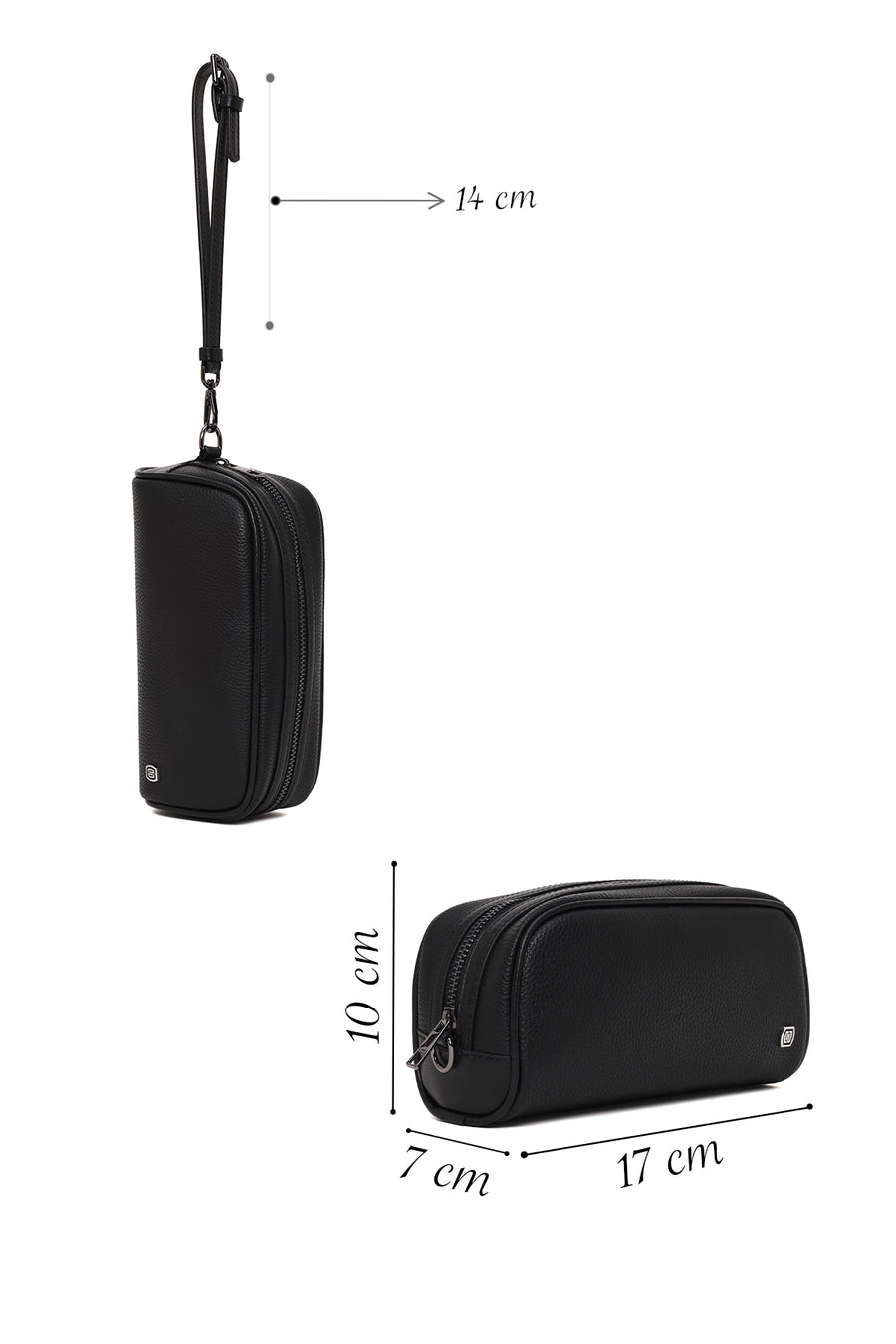 Male Black Mini Handbag