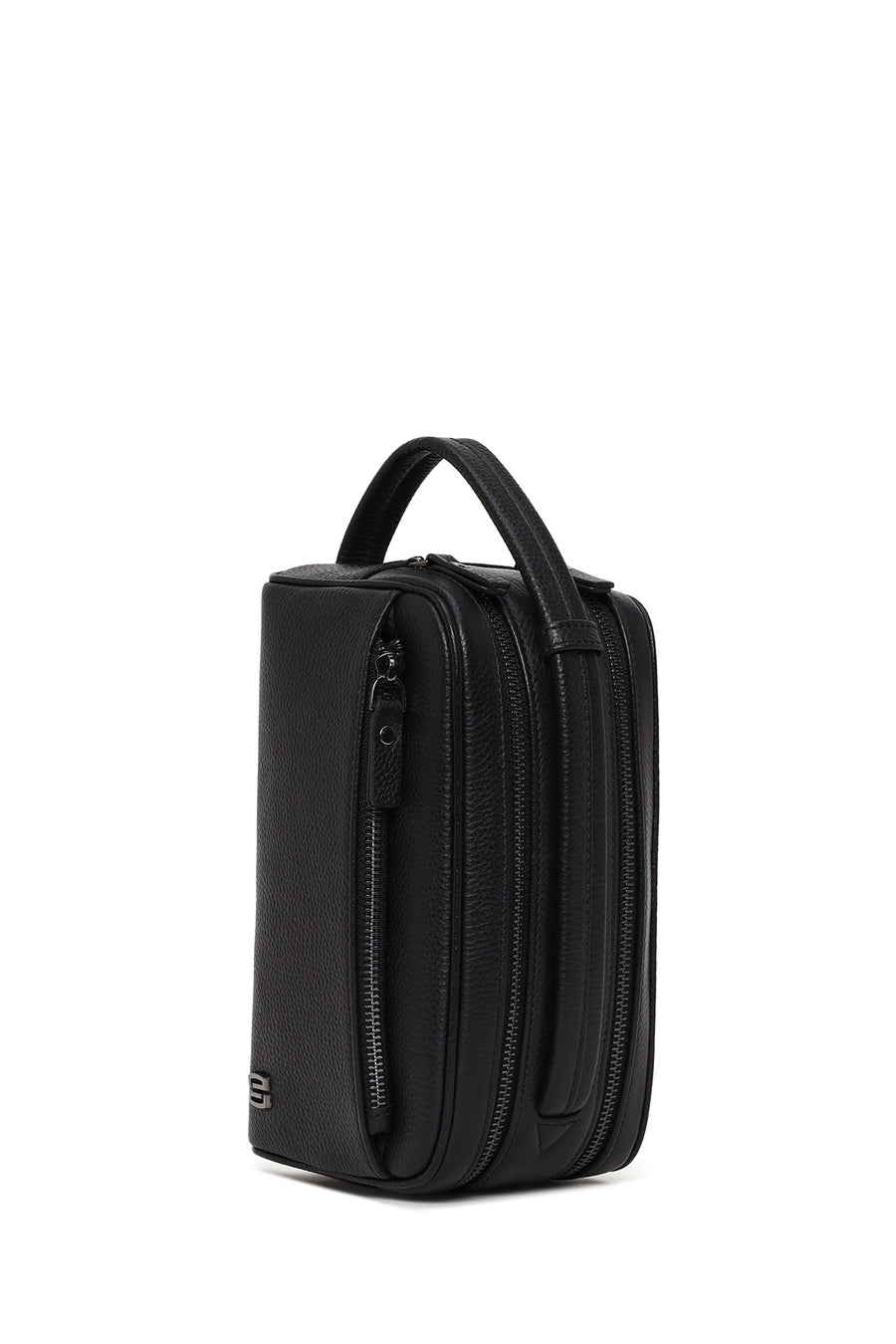 Male Black Leather Handbag