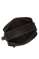 Male Brown Leather Handbag | Derimod