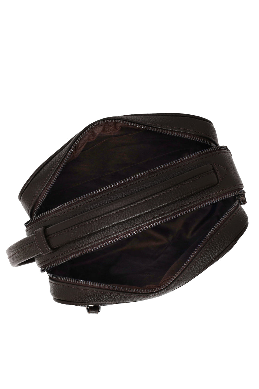 Male Brown Leather Handbag