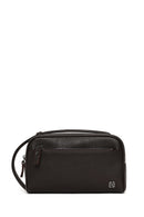 Male Brown Leather Handbag | Derimod