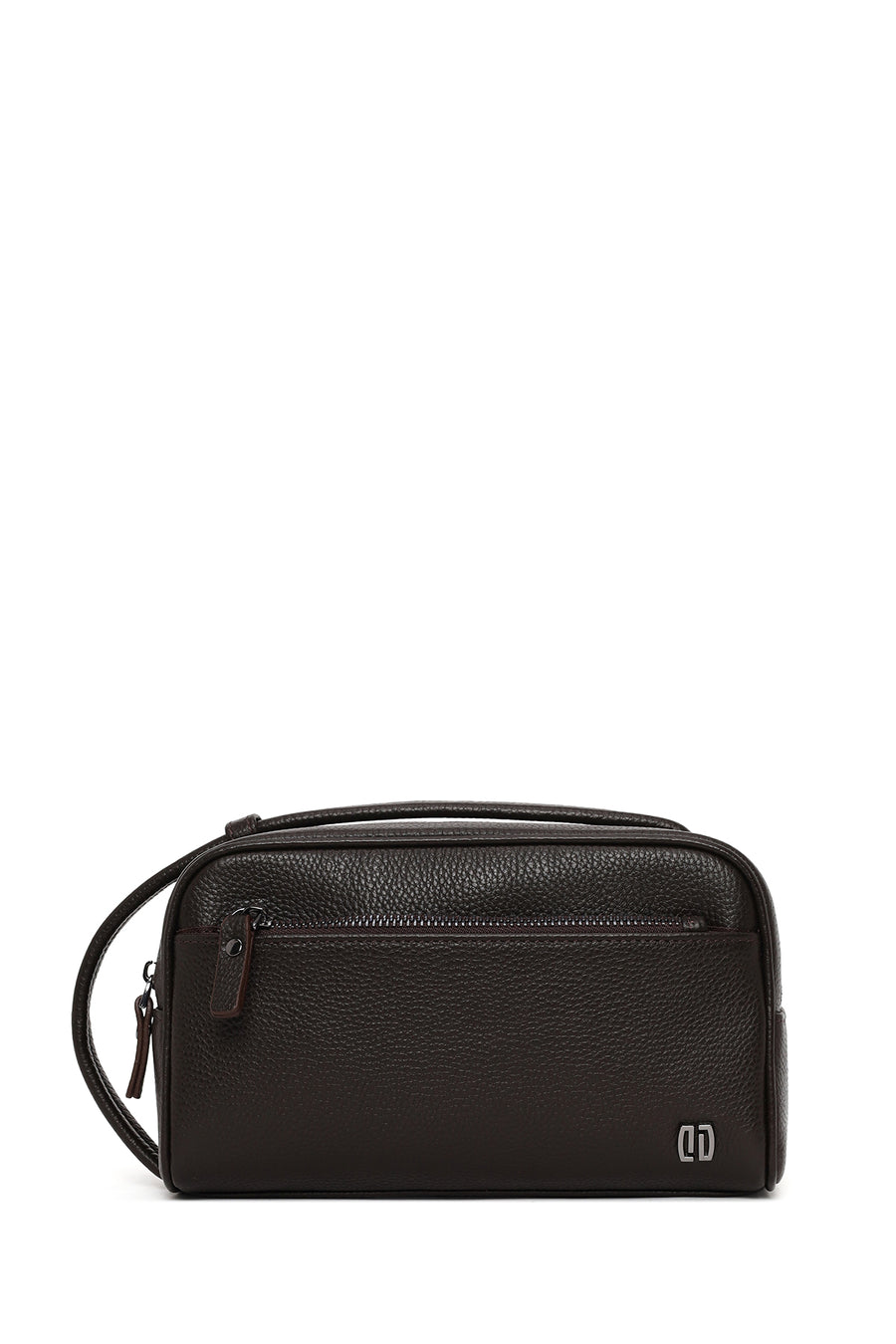 Male Brown Leather Handbag