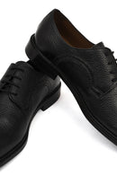 Derimod Black Male Black Lace-Up Leather Classic Shoes | Derimod
