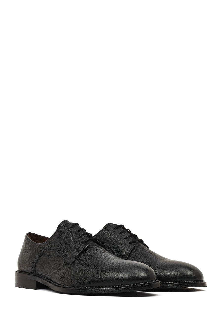 Derimod Black Male Black Lace-Up Leather Classic Shoes