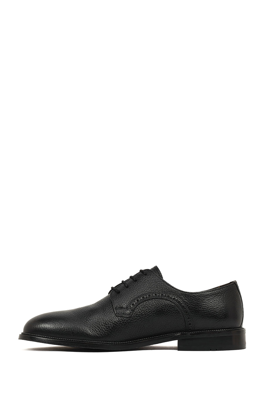 Derimod Black Male Black Lace-Up Leather Classic Shoes