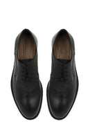 Derimod Black Male Black Lace-Up Leather Classic Shoes | Derimod