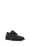 Derimod Black Male Black Lace-Up Leather Classic Shoes | Derimod