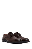 Male Brown Lace-up Leather Classic Shoes | Derimod