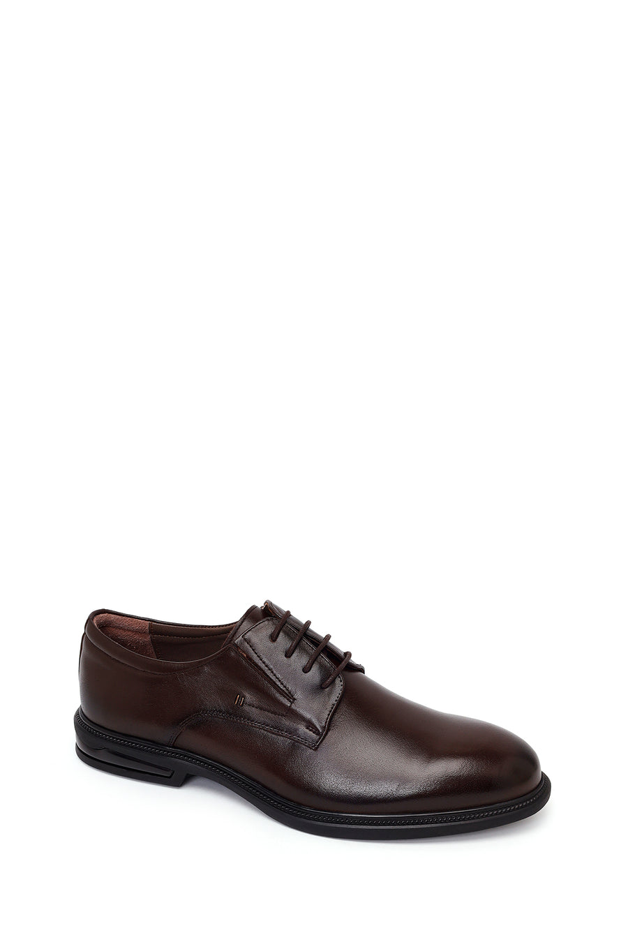 Male Brown Lace-up Leather Classic Shoes
